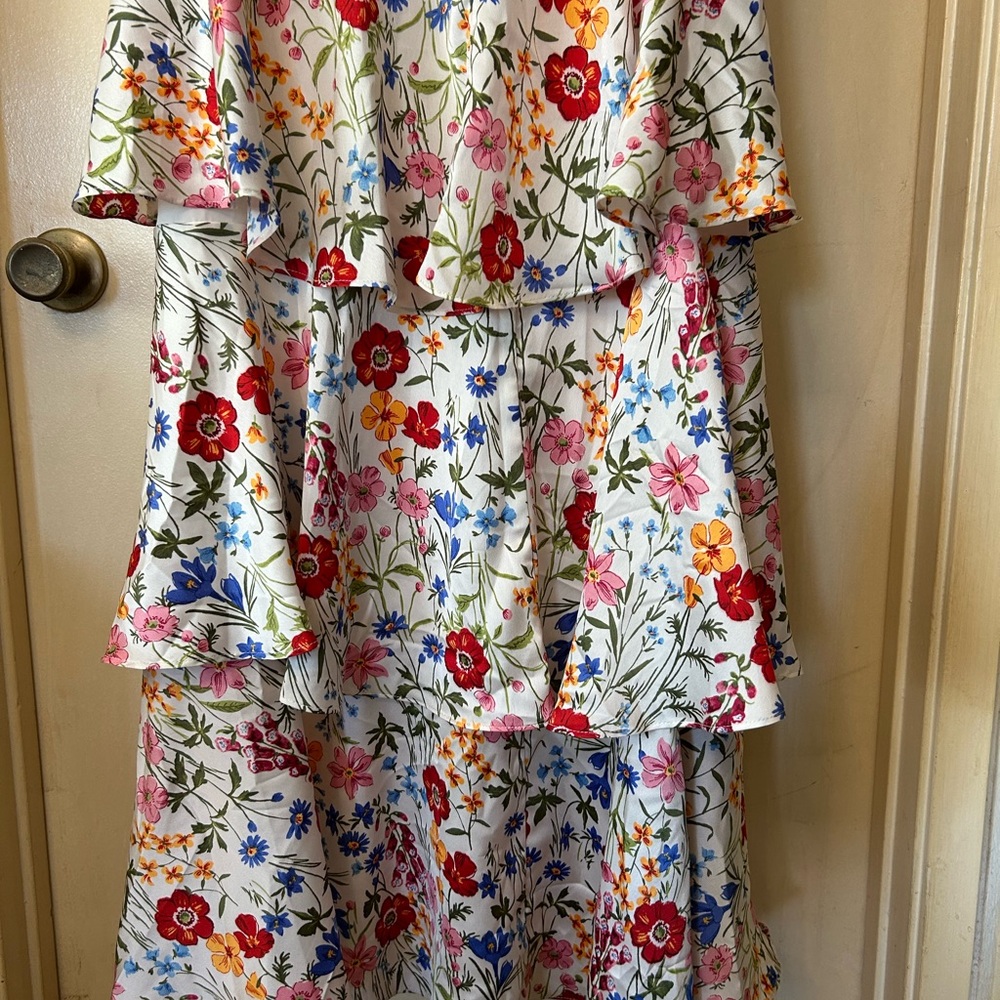 Skies Are Blue Floral Tiered Maxi Dress size XS - Picture 8 of 11